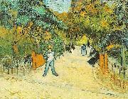 Vincent Van Gogh Entrance to the Public Park in Arles USA oil painting artist